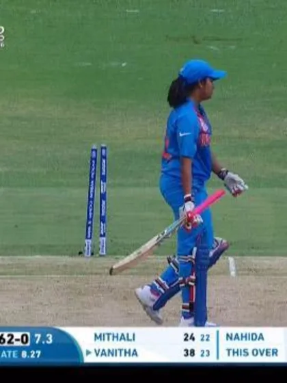 India wicket Losses v Bangladesh Video ICC Womens WT20 2016