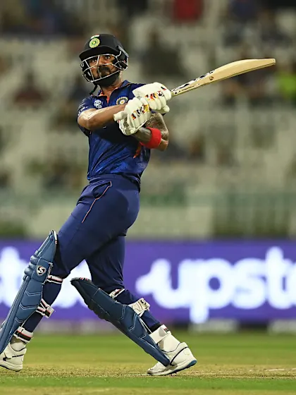Logo of KL Rahul stars with quickfire fifty