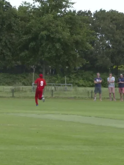 U19 CWC Europe Q: Jer v Den – Denmark's Bilal Aftab takes 5/36
