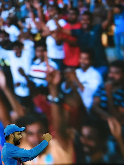 'The moment he hit it, we knew it was six'