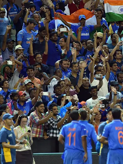 Indian fans enjoy Melbournian party at the ‘G