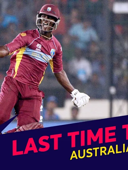 Last time they met – AUS v WI: Sammy pulls off thrilling chase