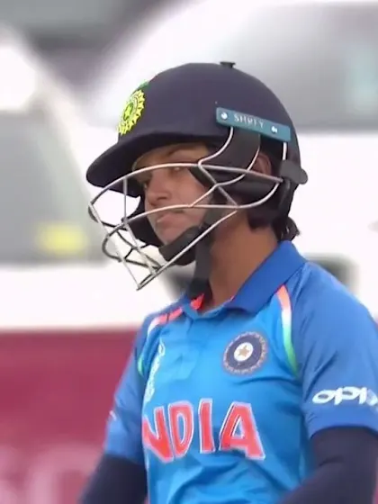 Logo of WICKET: Punam Raut falls to Shamilia Connell for a duck