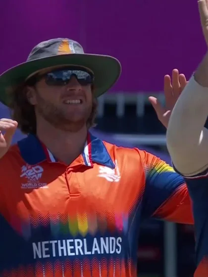 Logo of Quinton Kock - Wicket - Netherlands vs South Africa