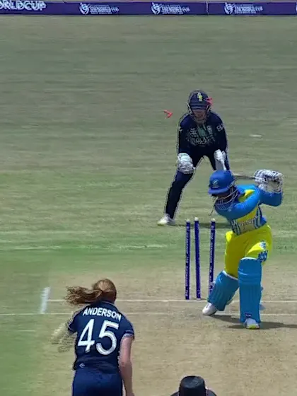Wicket-Merveille-Uwase-England-U19s-Women v Rwanda-U19s-Women ICC U19W T20WC 2023