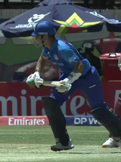 Mahboob Khan with a Four vs. West Indies