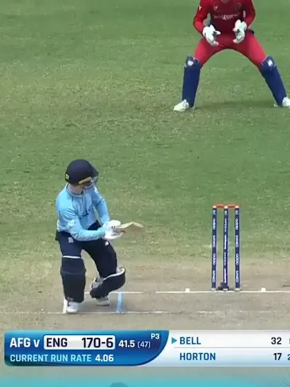 George Bell with a stylish four | ENG v AFG | ICC U19 Men’s CWC 2022