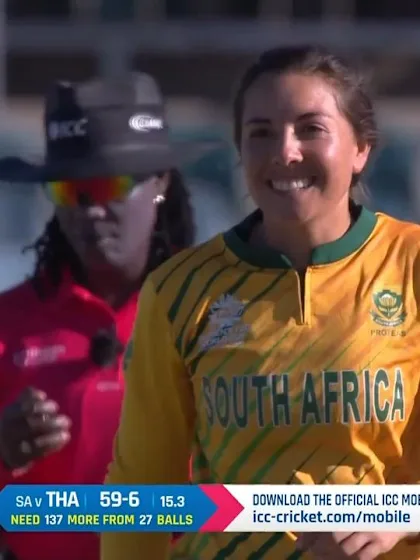 WT20WC: SA v Tha – Sune Luus returns 3/15