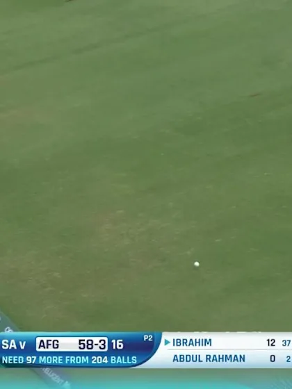 ICC U19 CWC: SA v AFG – Highlights of Afghanistan's successful run chase