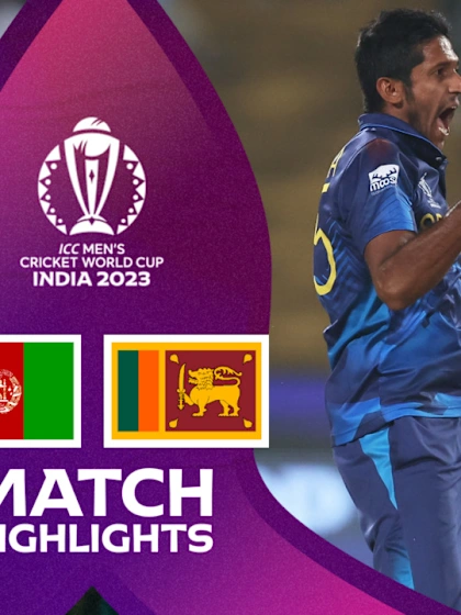Magnificent Afghanistan make it three with win over Sri Lanka | Match Highlights | CWC23
