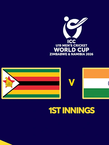 U19: Zimbabwe v India (1st Innings)