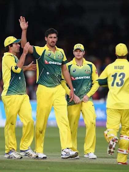 Australia goes up 2-0 with 64-run win