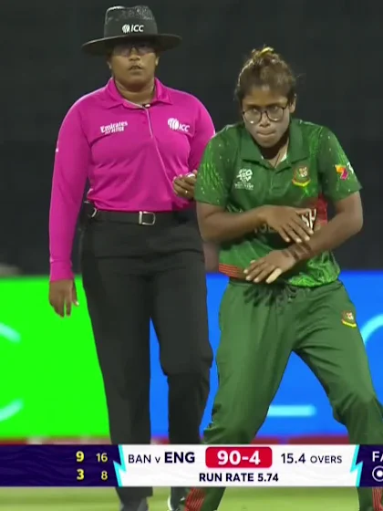 Logo of Alice Capsey - Wicket - Bangladesh vs England