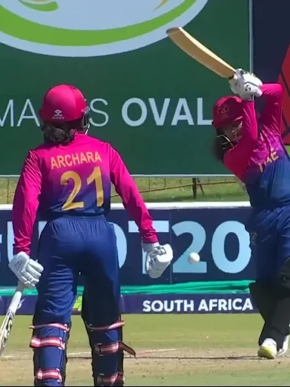 Wicket-Vaishnave-Mahesh-UAE-U19s-Women v Australia-U19s-Women ICC U19W T20WC 2023
