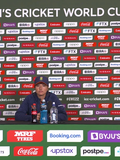 30 March - Christchurch - South Africa Captain Sune Luus pre-match press conference