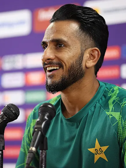 19 October - Bengaluru - Pakistan player Hasan Ali pre-match press conference