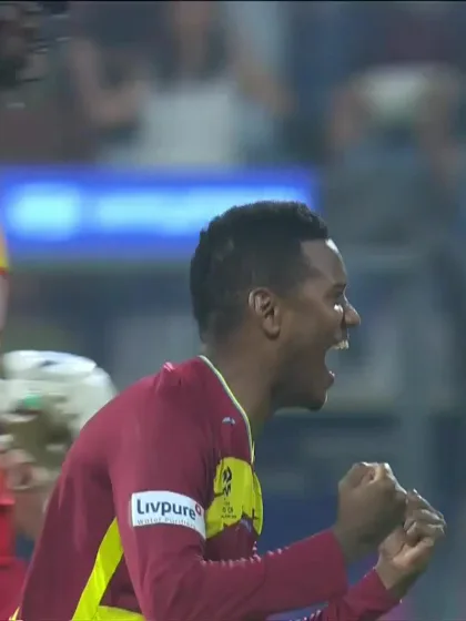 Blessing Muzarabani - Wicket - Zimbabwe vs West Indies