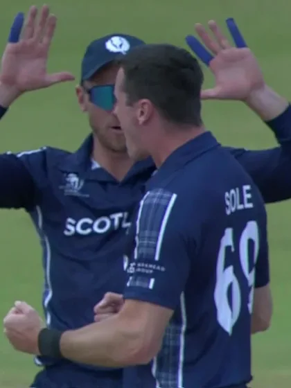 Logo of Craig Ervine - Wicket - Zimbabwe vs Scotland