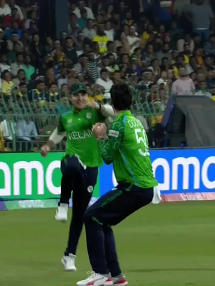 Dunith Wellalage - Wicket - Sri Lanka vs Ireland