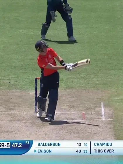 ICC U19 CWC: SL v ENG – Highlights of Joey Evison's 59