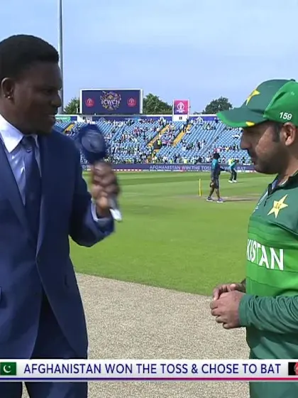 CWC19: PAK v AFG - Pre match chat with the captains