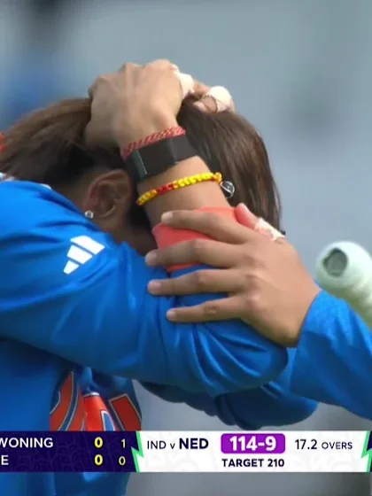 Isabel Woning - Wicket - India vs Netherlands