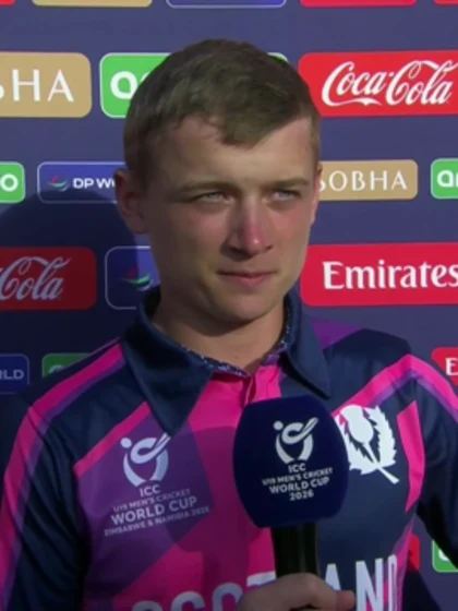 Thomas Knight | ICC U19MCW26 | Scotland post-match interview | 21 January '26