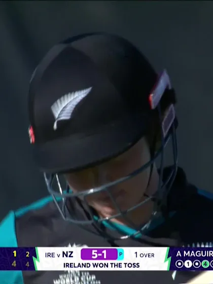 Georgia Plimmer - Wicket - New Zealand vs Ireland