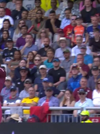 CWC19: WI v NZ - Neesham holes out to Cottrell