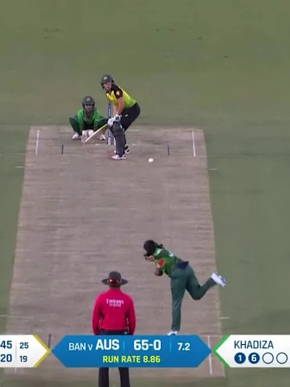 WT20WC: Aus v Ban – Healy reaches fifty with two sixes