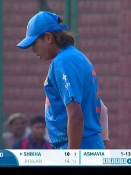 Jhulan Goswami Wicket Fall IND V PAK Video ICC Womens WT20 2016