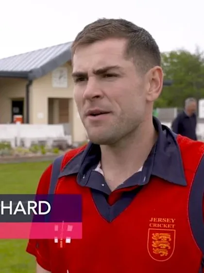 ICC Men's T20 World Cup Europe Final 2019, Jersey v Denmark - Jersey's Charles Perchard comments on victory over the Danes