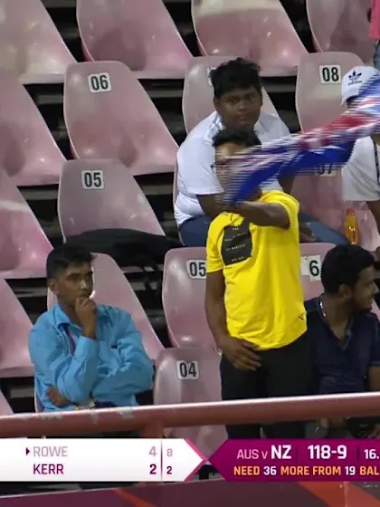 AUS v NZ: Rowe bowled by Schutt for 4