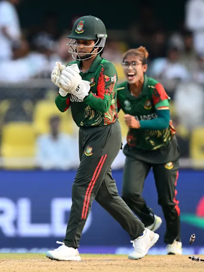 Nonchalant Nigar Sultana stumpings | CWC25
