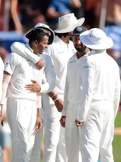 India fight back with late wickets after Markram 94