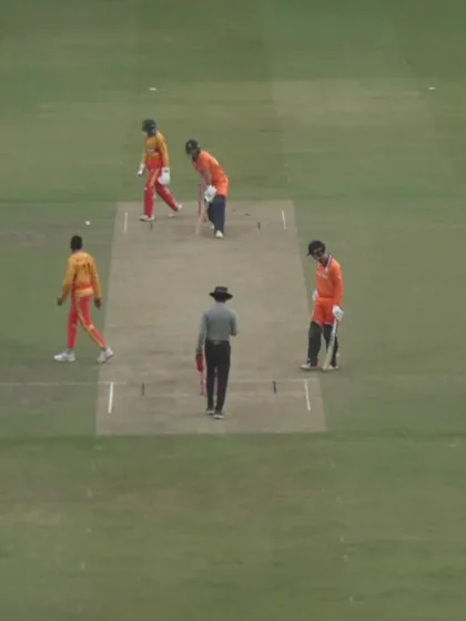 Colin Ackermann - Wicket - Netherlands vs Zimbabwe