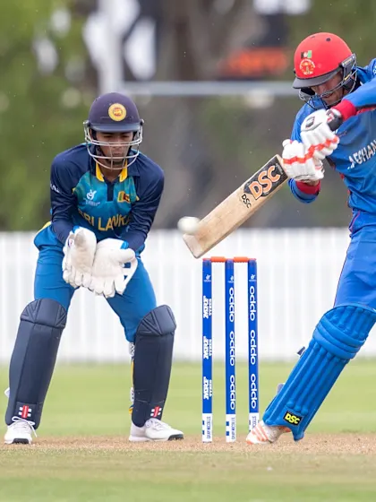 Ibrahim Zadran starred for Afghanistan in their win over Sri Lanka