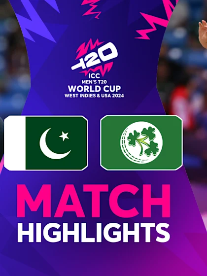 Pakistan hold their nerve in low-scoring thriller | Match Highlights | PAK v IRE | T20WC 2024
