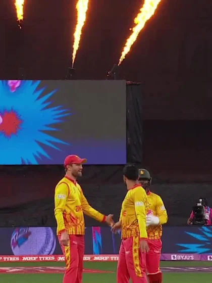 Logo of Wicket - KL Rahul - Zimbabwe v India ICC T20WC 2022