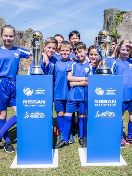 Nissan Trophy Tour takes cricket to the castles of South Wales