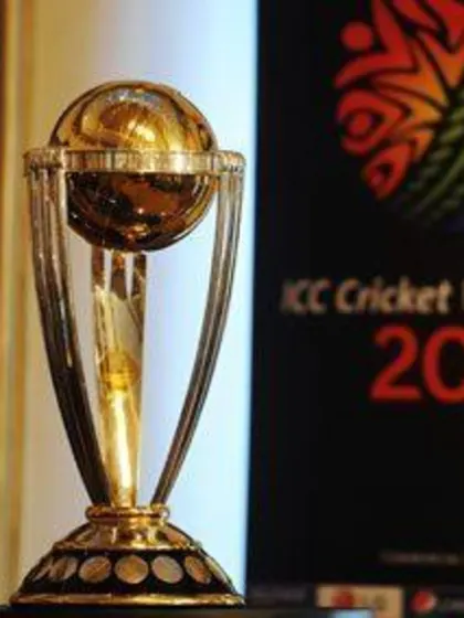 Kirmani unveils CWC Trophy