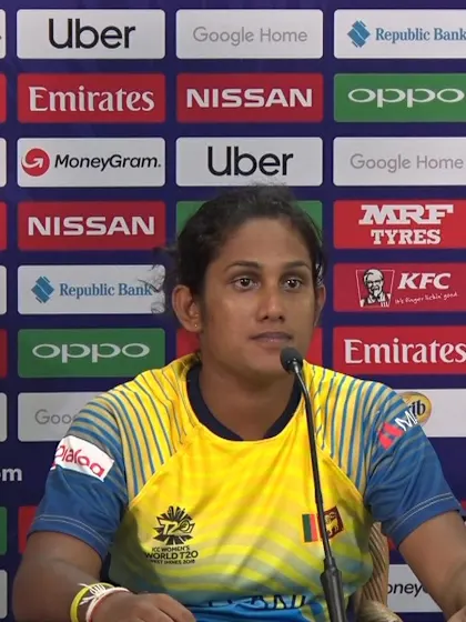 14 November - St Lucia - Sri Lanka captain Chamari Athapaththu post-match press conference
