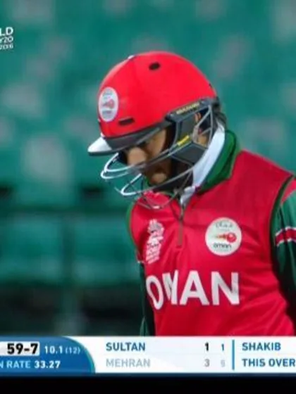 Mehran Khan Wicket Fall OMA V BAN Video ICC WT20 2016