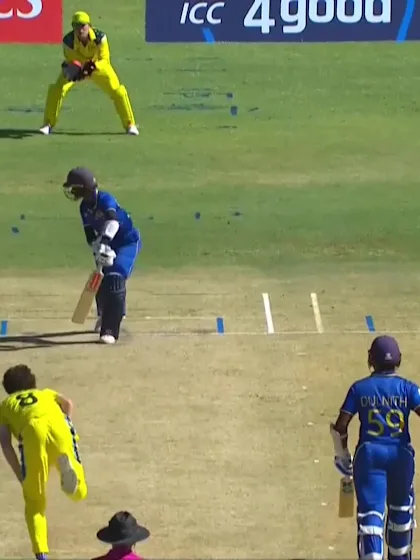 Dimantha Mahavithana - Wicket - Sri Lanka vs Australia