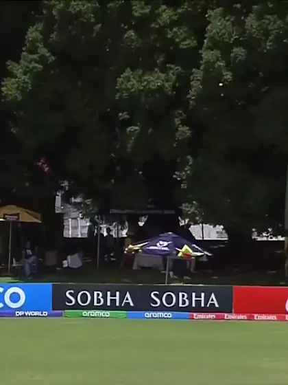 Vihaan Malhotra with a Four vs. Zimbabwe