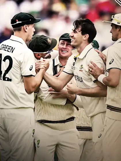 Logo of Australia remove Bavuma post early SA onslaught | Day 2, Session 1 Highlights | WTC25 Final
