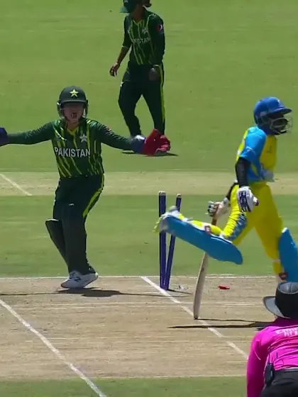 Wicket - Cynthia-Tuyizere - Pakistan-U19s-Women v Rwanda-U19s-Women ICC U19W T20WC 2023