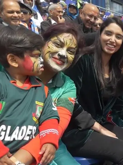 CWC19 W10: Ban v Ind – This family made a 7-hour return journey to be here!