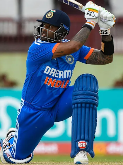 Suryakumar joins Rohit and Kohli in exclusive group after stunning Guyana knock