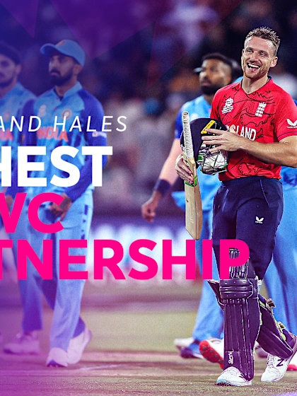 Jos Buttler and Alex Hales smash record partnership | Semi-final 2 | IND v ENG | T20WC 2022